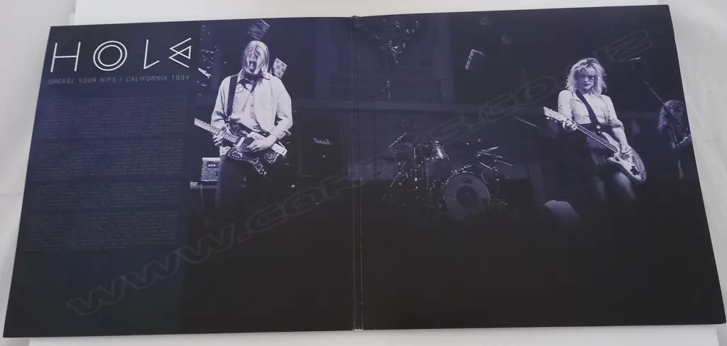 Hole (2), Grease Your Hips / California 1994 (White/coloured vinyl) Image 1++